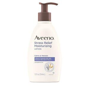 Aveeno Daily Stress Relief Body Lotion with Lavender Scent for Moisturizing
